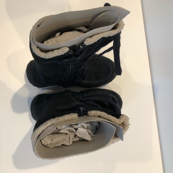 Kids Naturino NEW in box Sz 12 Navy Shearling - Picture 6 of 7